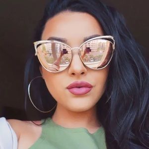 Rose gold Cat Eye Sunglasses